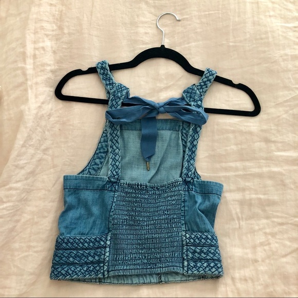 Anthropologie Jean Crop Top - Picture 5 of 6